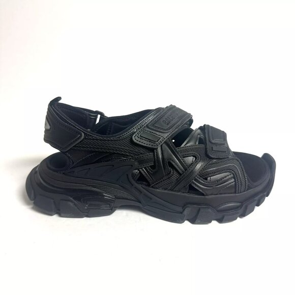 Balenciaga Mens Sandal Black Size EU41 US8 - Picture 1 of 6